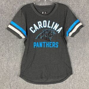 Carolina‎ Panthers T-Shirt Women's Large NFL Team Apparel Polyester Blend L